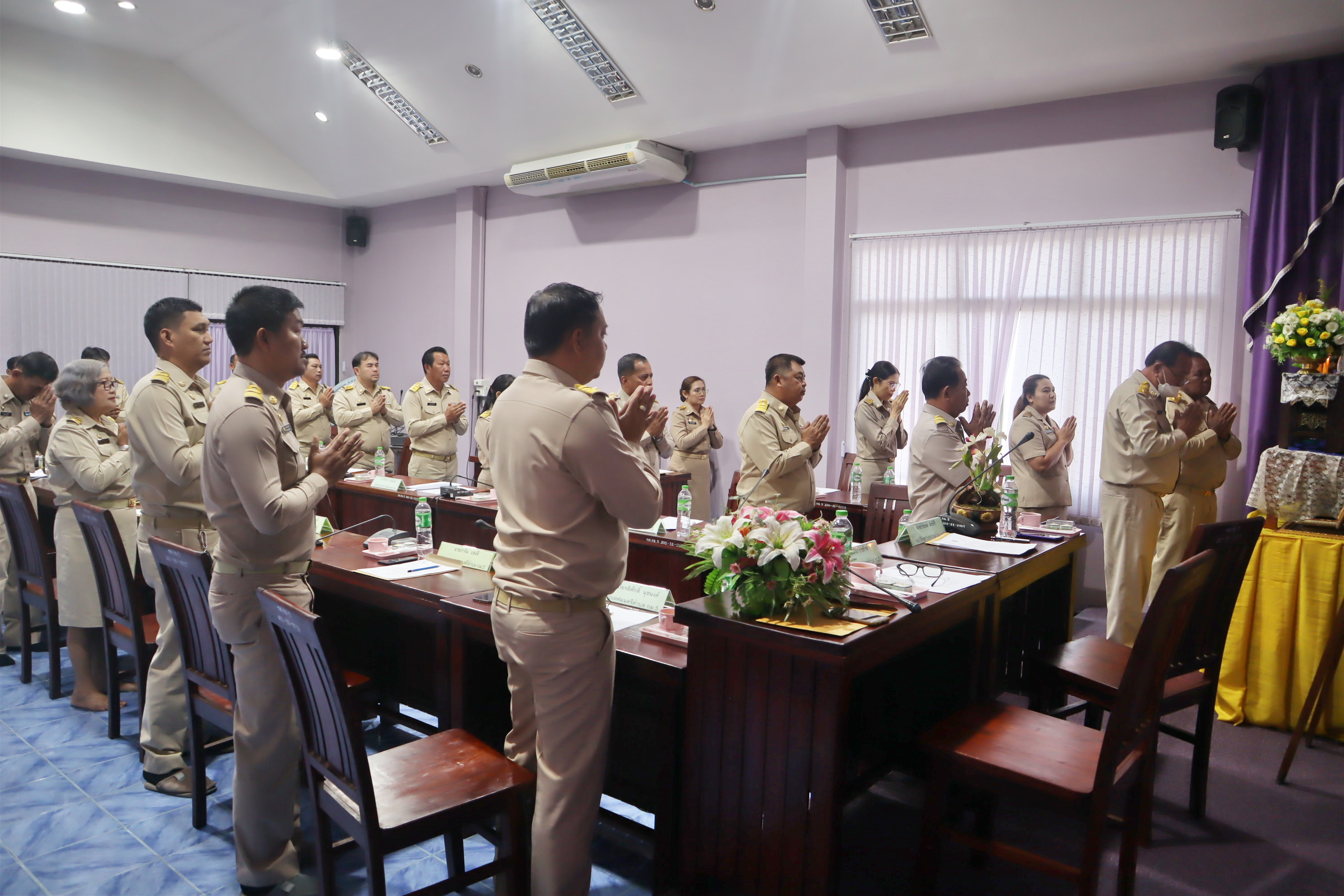 เทศบาลตำบล กม.5 จัดการประชุมสภาสมัยประชุมสามัญ สมัยแรก ประจำปี พ.ศ.2568